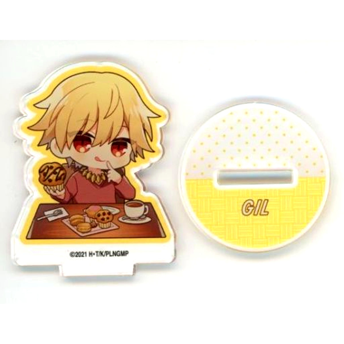 Gilgamesh Mini Character Acrylic Stand Figure Kujibikido Movie Fate/kaleid liner Prisma Illya: Licht Nameless Girl Eat Together Ichiban Kuji C-4 Prize [USED]