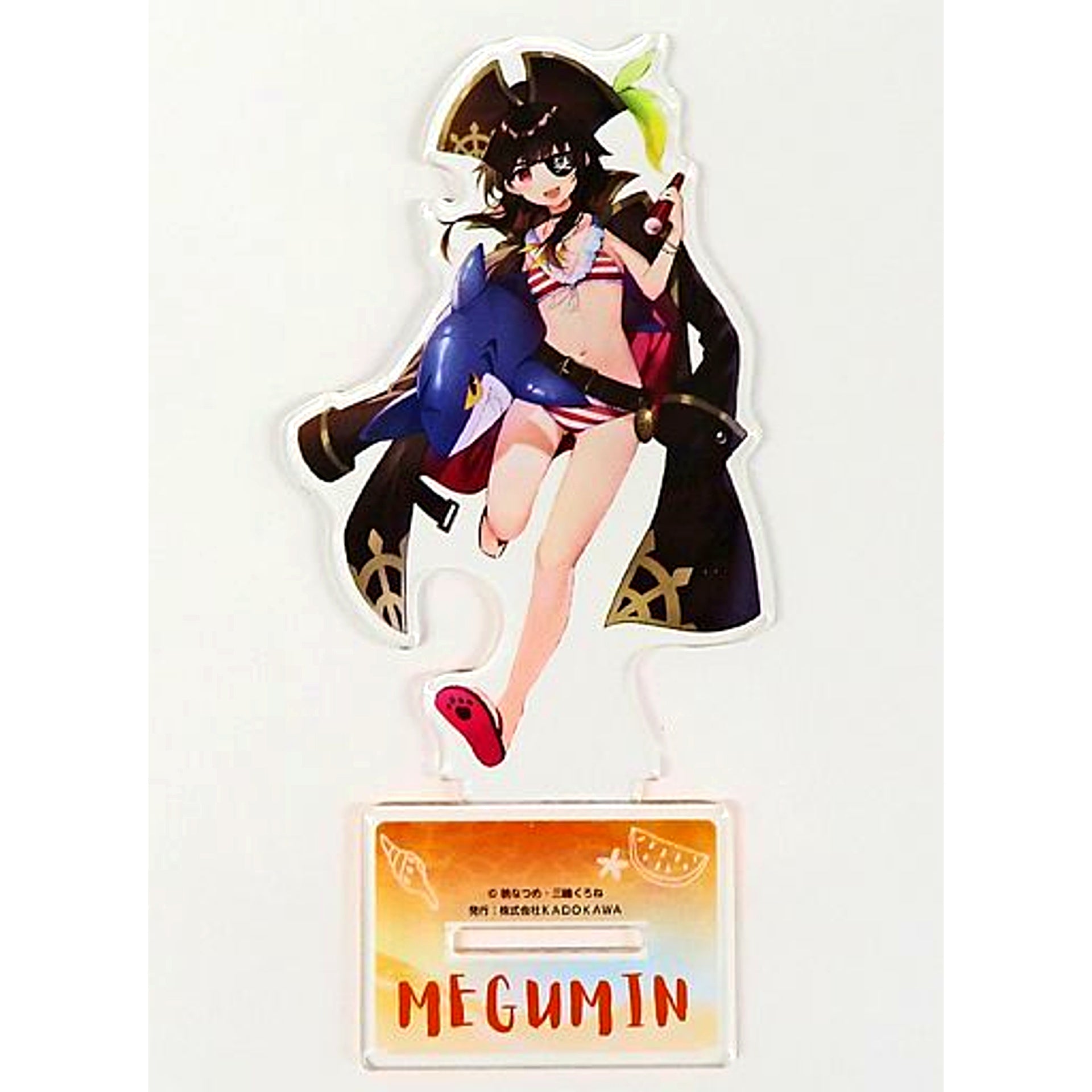 Megumin Prize B-7 Acrylic Stand Seaside Cosplay Festival Online Kuji Kujibikido Kadokawa Sneaker Bunko KonoSuba: An Explosion on This Wonderful World! [USED]