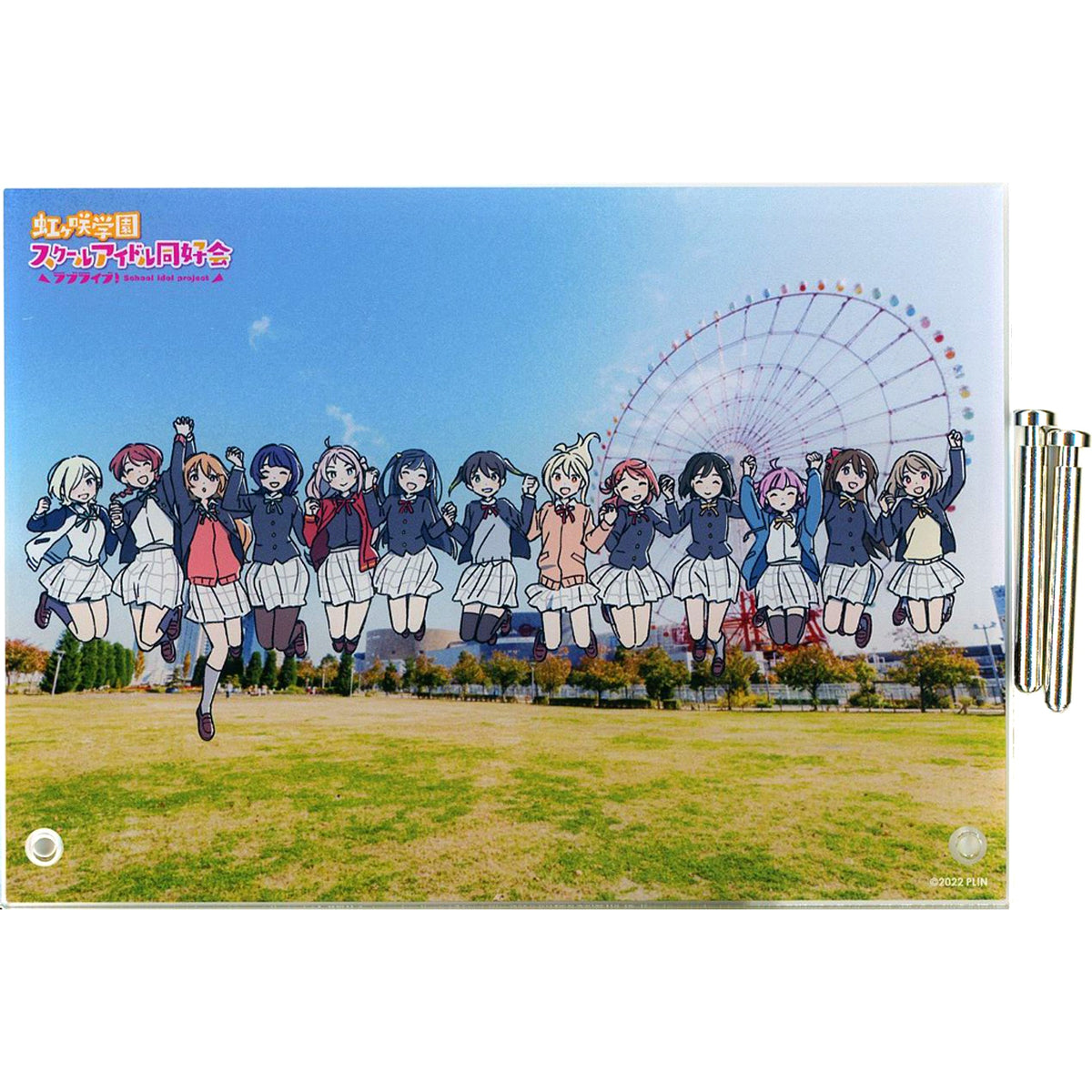 Group Rinkai Line Design Acrylic Art Panel Love Live! Nijigasaki High School Idol Club Nijigasaki x Odaiba Train Second Edition [USED]