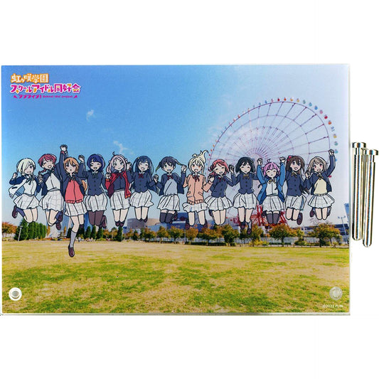 Group Rinkai Line Design Acrylic Art Panel Love Live! Nijigasaki High School Idol Club Nijigasaki x Odaiba Train Second Edition [USED]