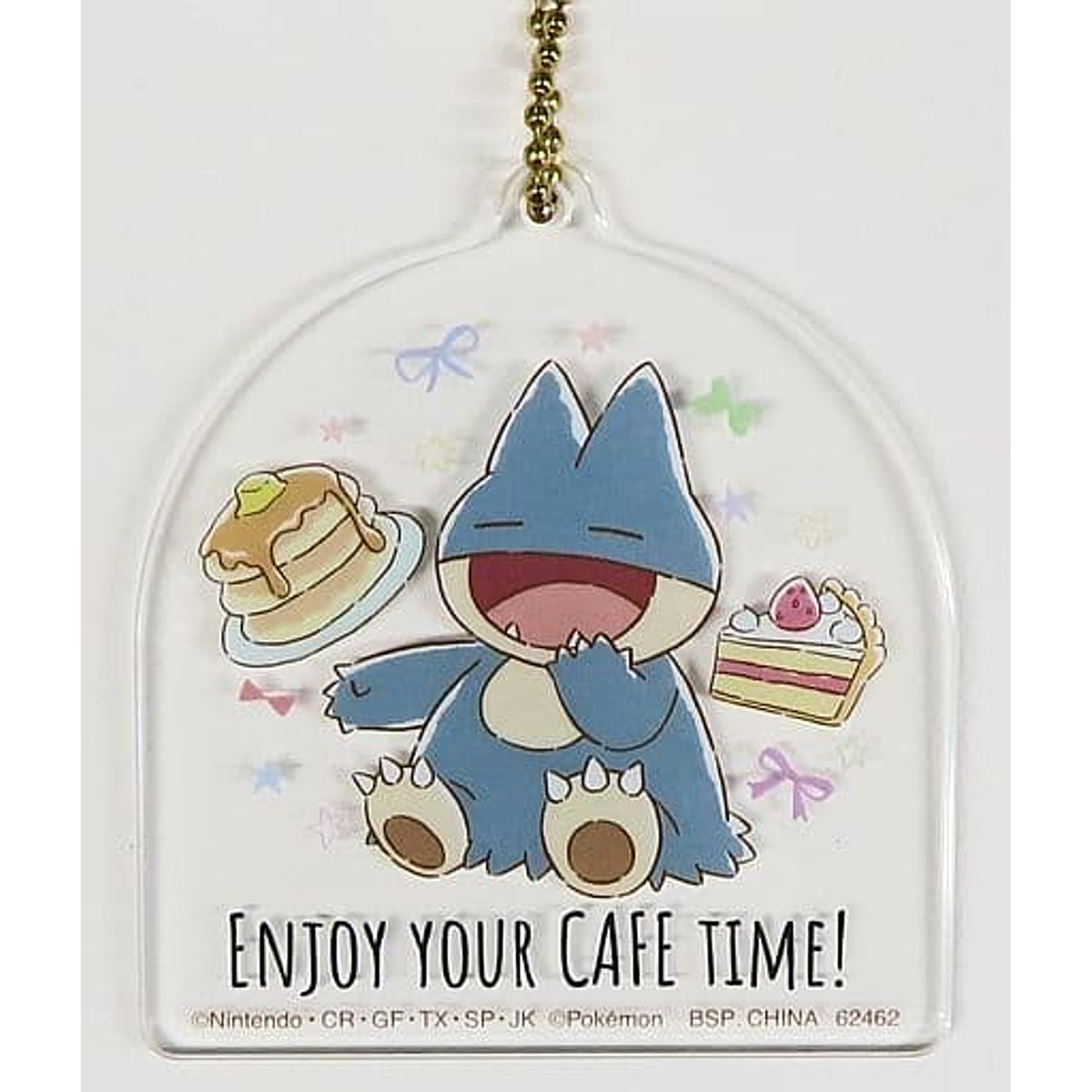 Pokemon Munchlax Ichiban Kuji Mimikkyu's Cafe Time Acrylic Charms Prize H Charm [USED]
