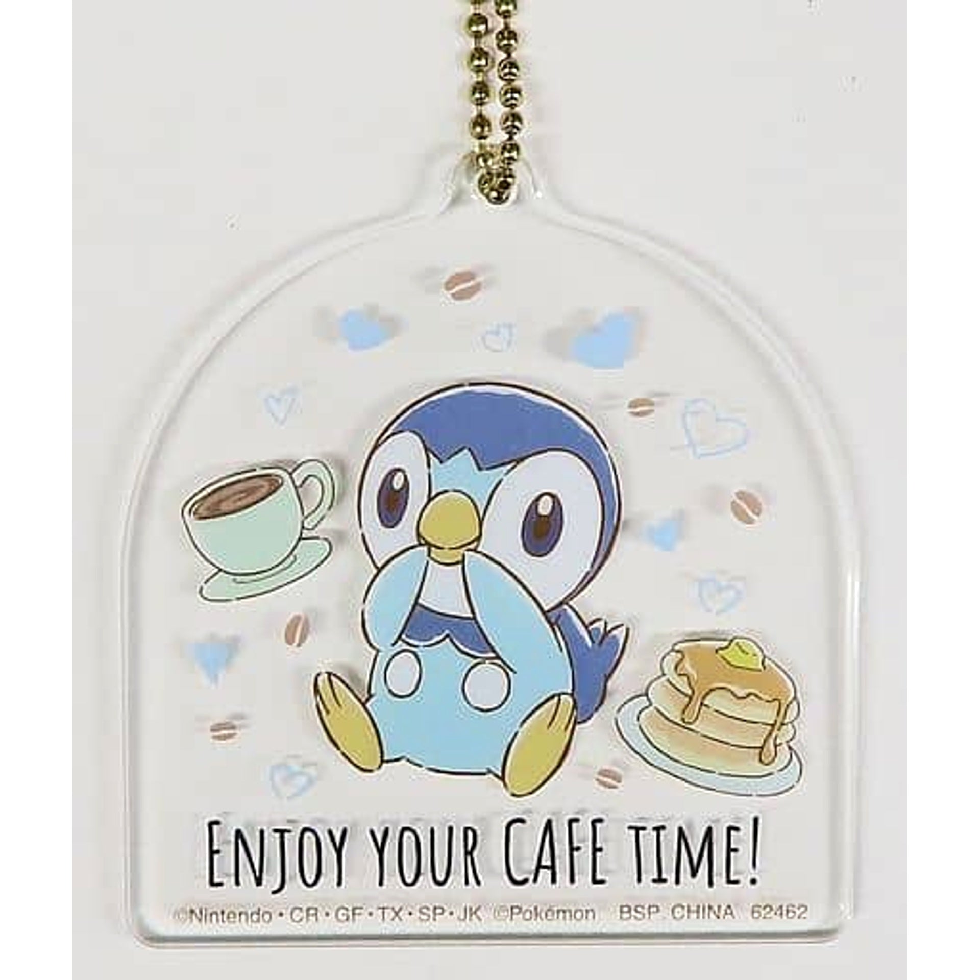 Pokemon Piplup Ichiban Kuji Mimikkyu's Cafe Time Acrylic Charms Prize H Charm [USED]
