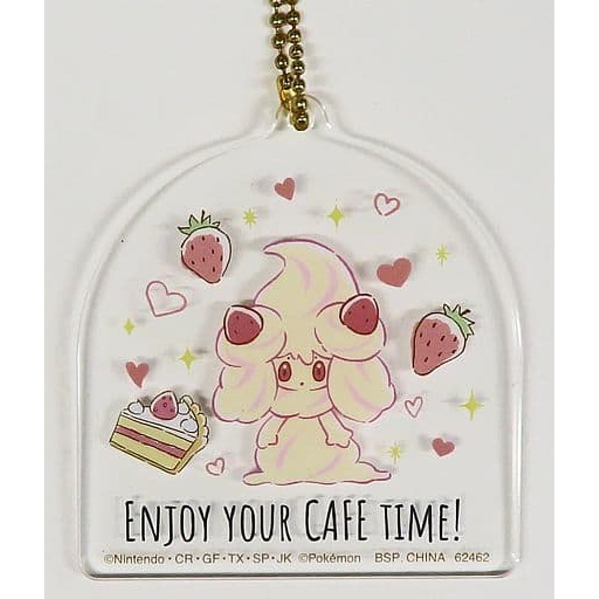 Pokemon Alcremie Ichiban Kuji Mimikkyu's Cafe Time Acrylic Charms Prize H Charm [USED]