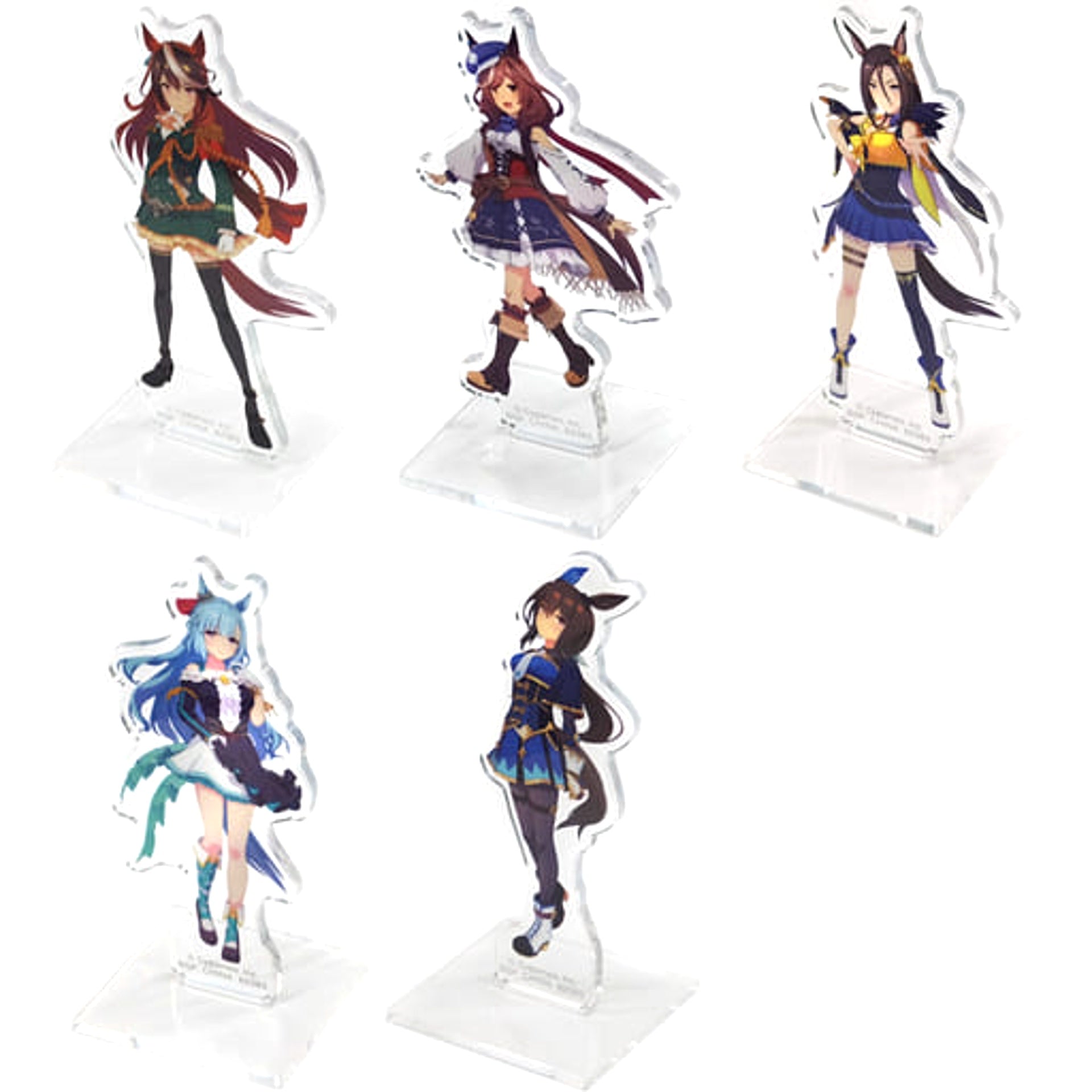 Umamusume: Pretty Derby Symboli Rudolf & Others All 5 Types Set Ichiban Kuji 3rd Acrylic Stand Prize D Acrylic Stands [USED]