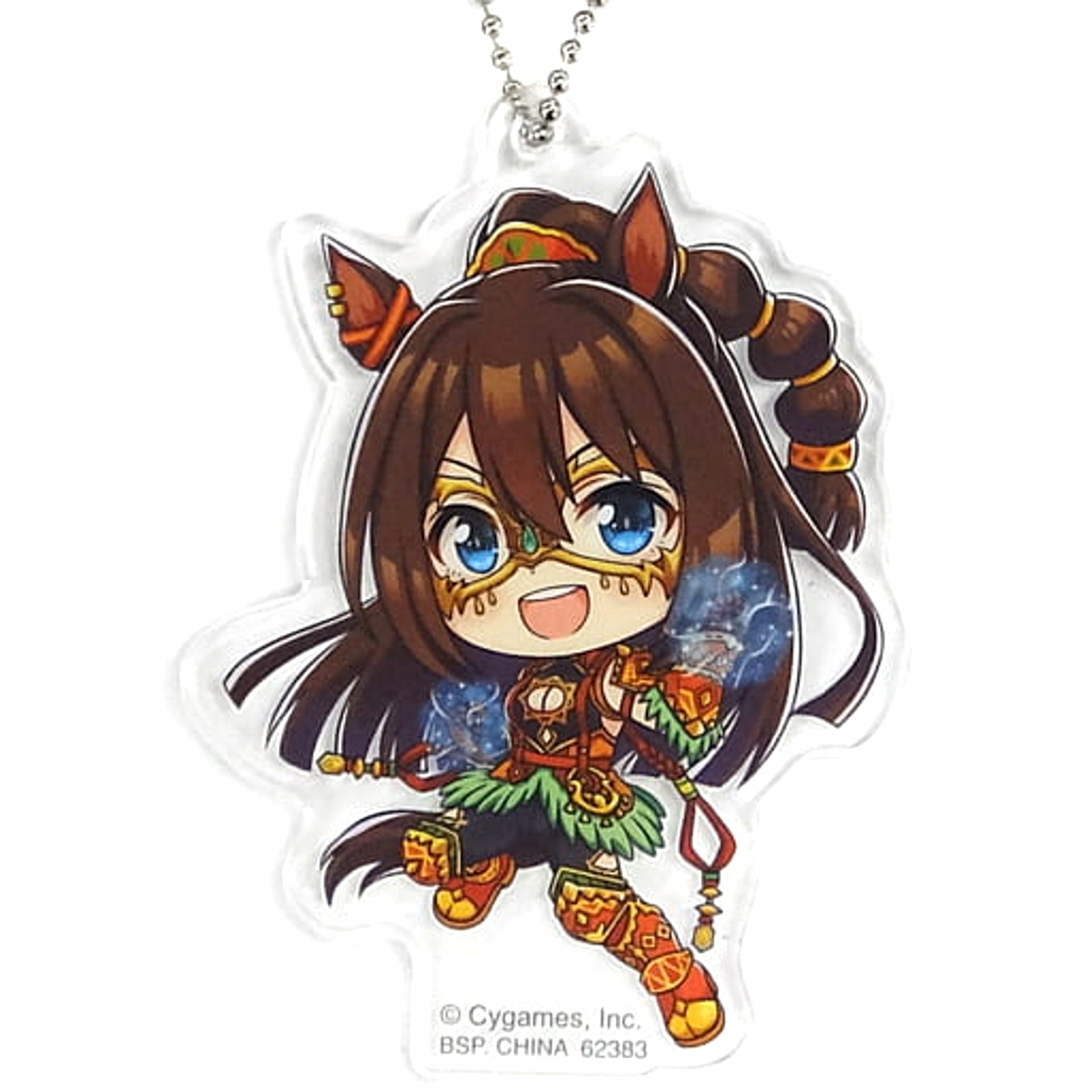 Umamusume: Pretty Derby El Condor Pasa Ichiban Kuji 3rd Acrylic Mascot Kyunchara Illustrations Prize F Acrylic Item [USED]