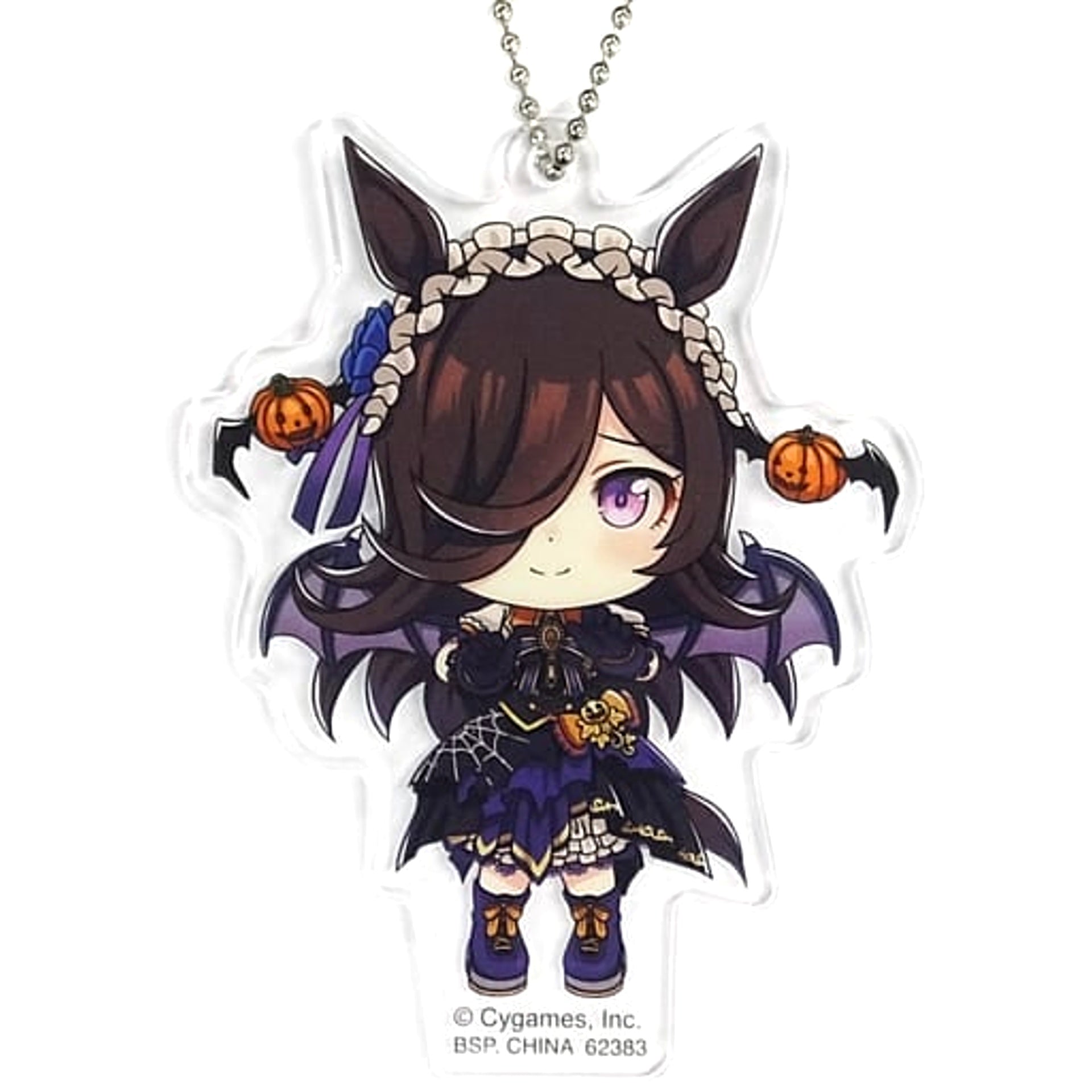 Umamusume: Pretty Derby Rice Shower Ichiban Kuji 3rd Acrylic Mascot Kyunchara Illustrations Prize F [USED]