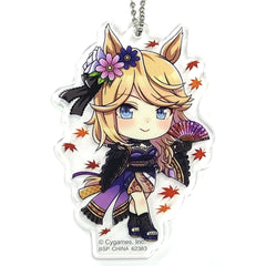 Umamusume: Pretty Derby Gold City Ichiban Kuji 3rd Acrylic Mascot Kyunchara Illustrations Prize F [USED]