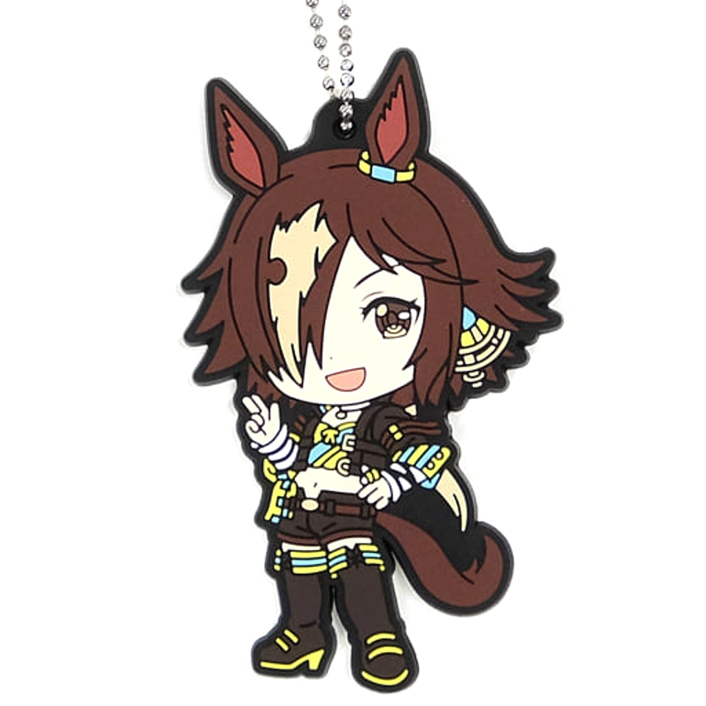 Umamusume: Pretty Derby Vodka Ichiban Kuji 3rd Rubber Mascot Kyunchara Illustrations Prize G Keychains [USED]