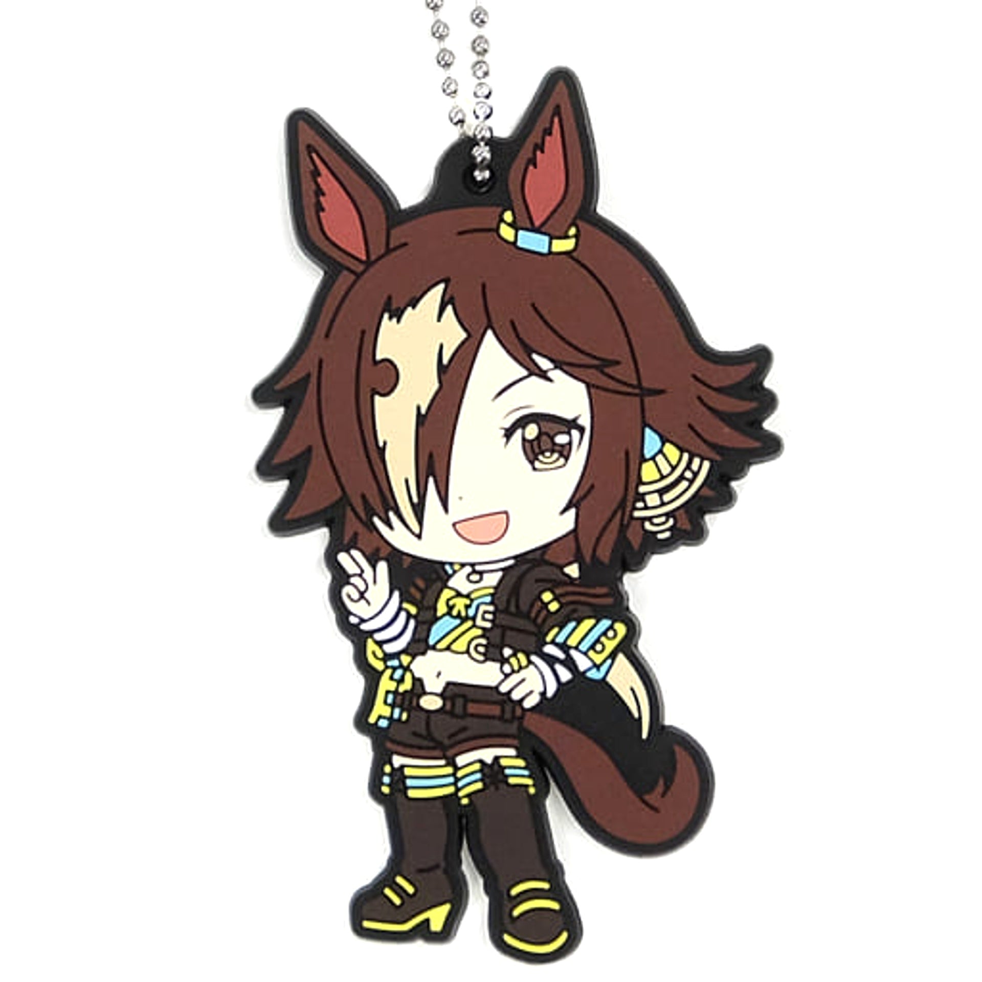 Umamusume: Pretty Derby Vodka Ichiban Kuji 3rd Rubber Mascot Kyunchara Illustrations Prize G Keychains [USED]