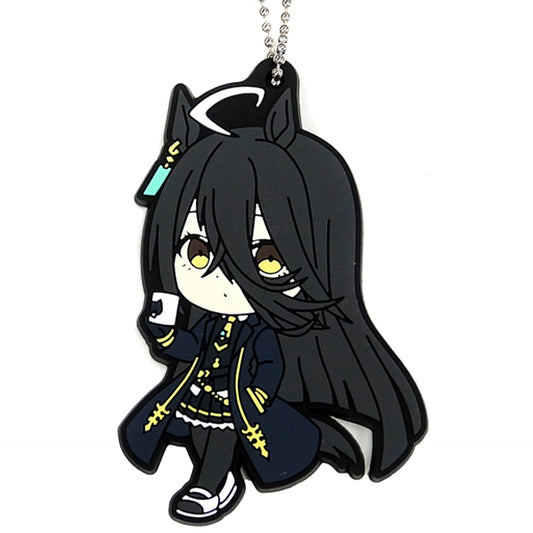Manhattan Cafe G Prize Uma Musume Pretty Derby Part 3 Ichiban Kuji Kyun Chara Illustrations Rubber Mascot [USED]
