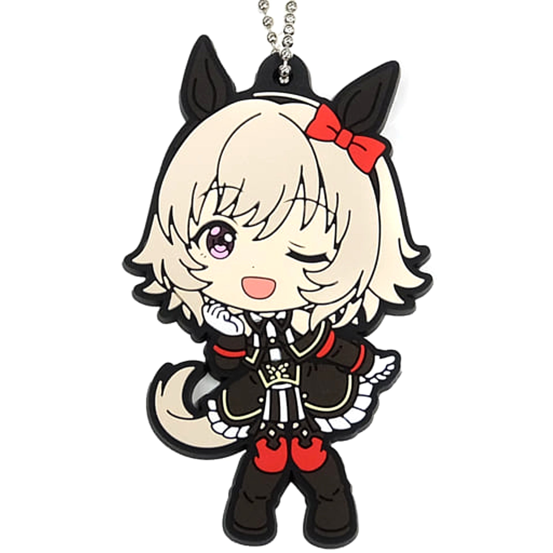 Umamusume: Pretty Derby Curren Chan Ichiban Kuji 3rd Rubber Mascot Kyunchara Illustrations Prize G Keychains [USED]