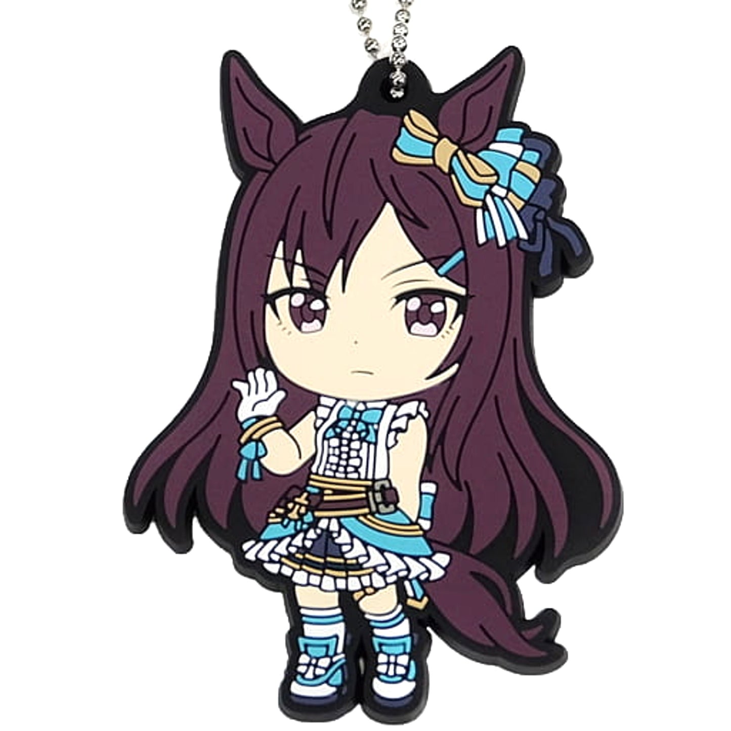 Umamusume: Pretty Derby Mejiro Dober Ichiban Kuji 3rd Rubber Mascot Kyunchara Illustrations Prize G [USED]