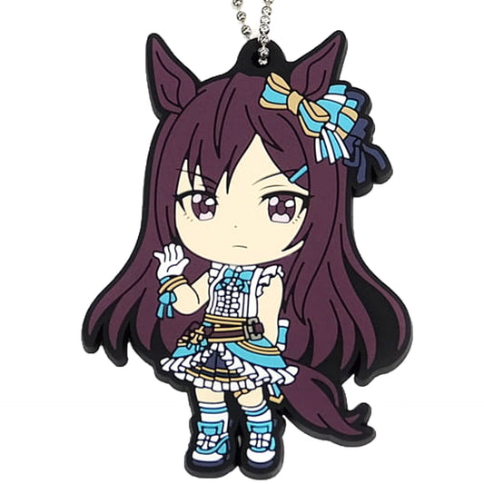 Umamusume: Pretty Derby Mejiro Dober Ichiban Kuji 3rd Rubber Mascot Kyunchara Illustrations Prize G [USED]
