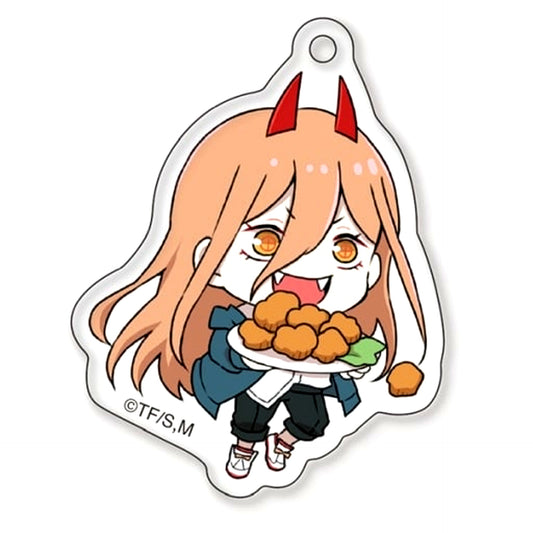 Power Itadakimasu Chainsaw Man Acrylic Keychain [USED]
