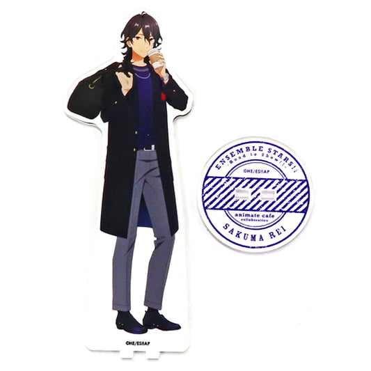 Rei Sakuma Big Acrylic Stand Road to Show!! Ver. Special Screening Ensemble Stars!! -Road To Show!!- animate cafe Part 3 [USED]