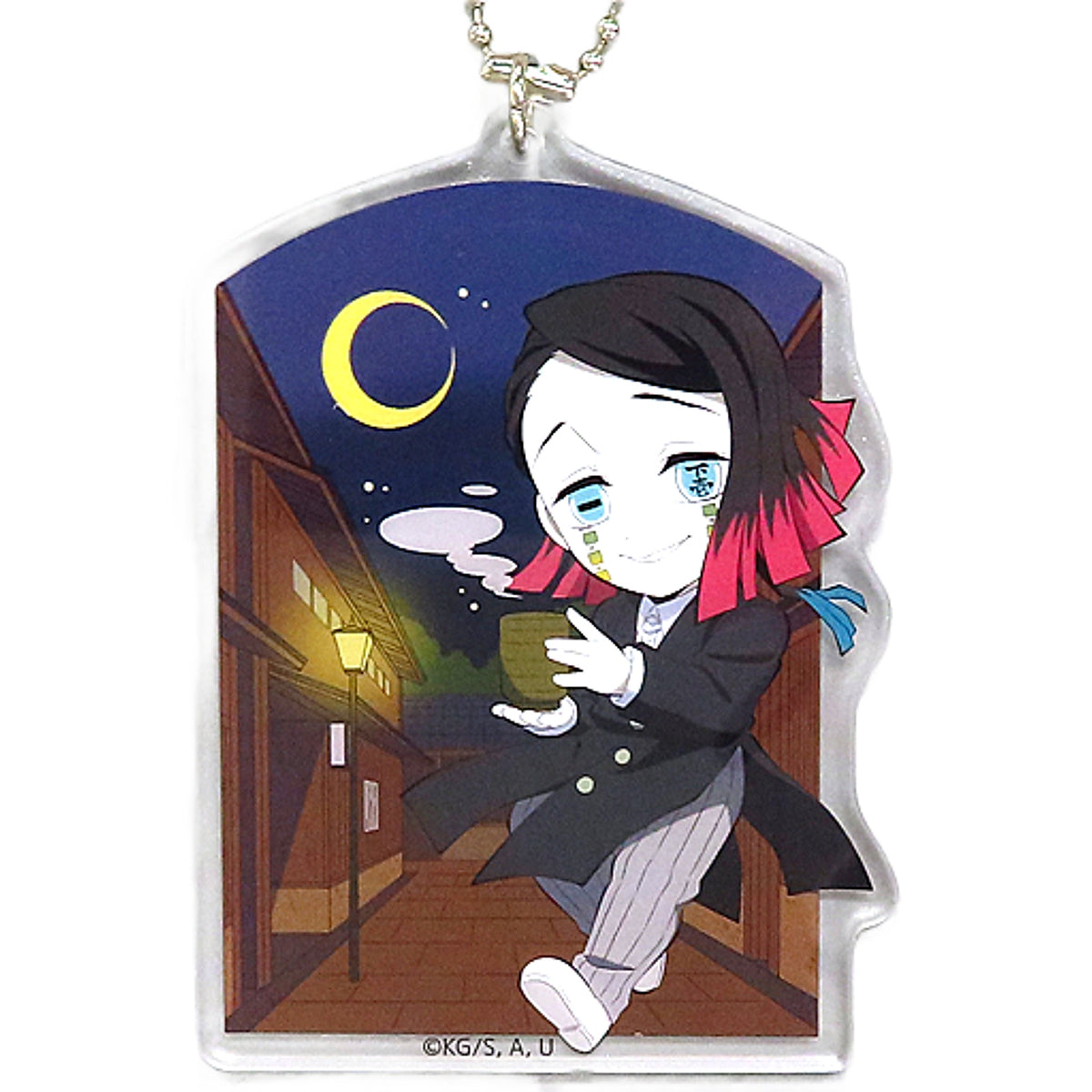 Enmu Demon Slayer: Kimetsu no Yaiba Local Illustration Ishikawa Acrylic Charms Ishikawa Venue Limited Ver. Total Concentration Exhibition Mugen Train & Entertainment District Arc Limited Charm [USED]