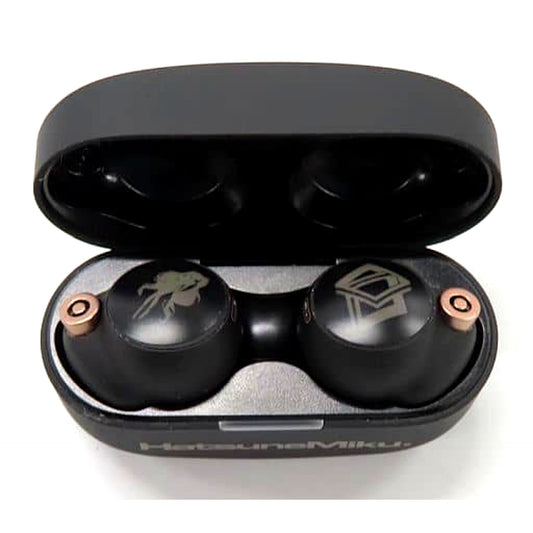 Hatsune Miku VOCALOID Collaboration Model Wireless Noise-Canceling Stereo Headset Earbuds WF-1000XM4/MK Black Motif [USED]