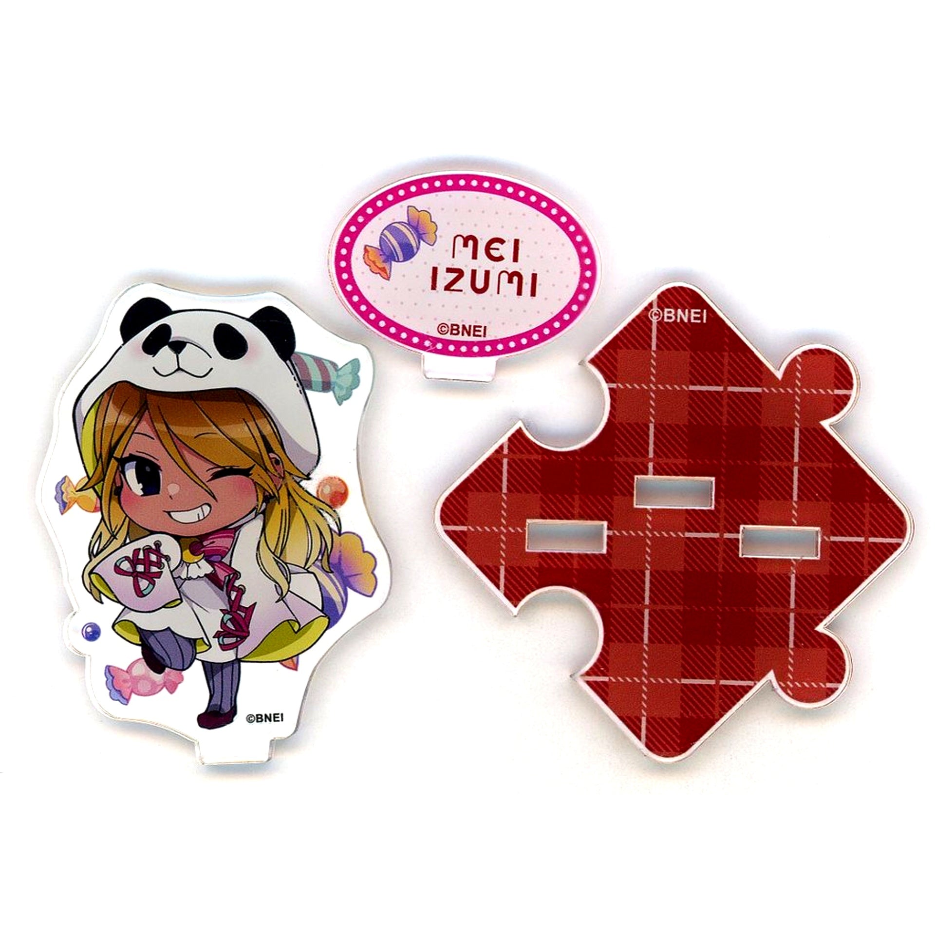 Mei Izumi THE IDOLM@STER SHINY COLORS Official Mini Acrylic Stand Animal Obake Sweets Party [USED]