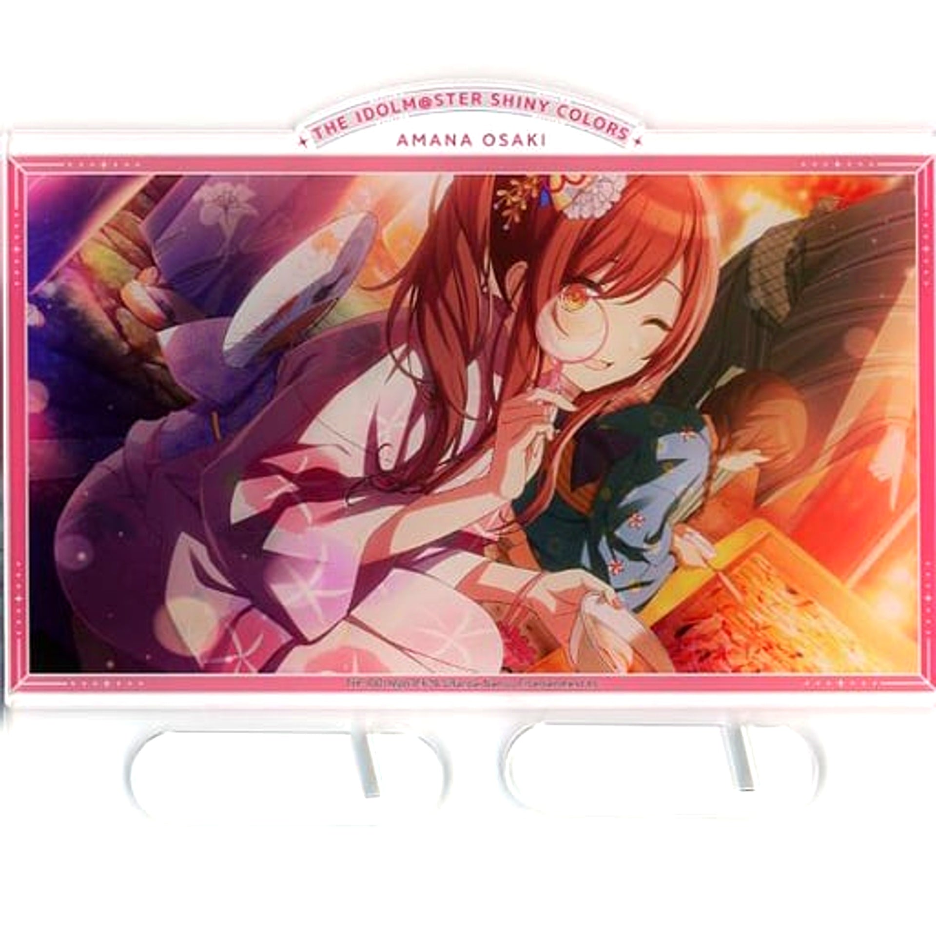 Amana Osaki THE IDOLM@STER SHINY COLORS Acrylic Art Board SMILE BASE CAFE SMILE FESTIVAL [USED]