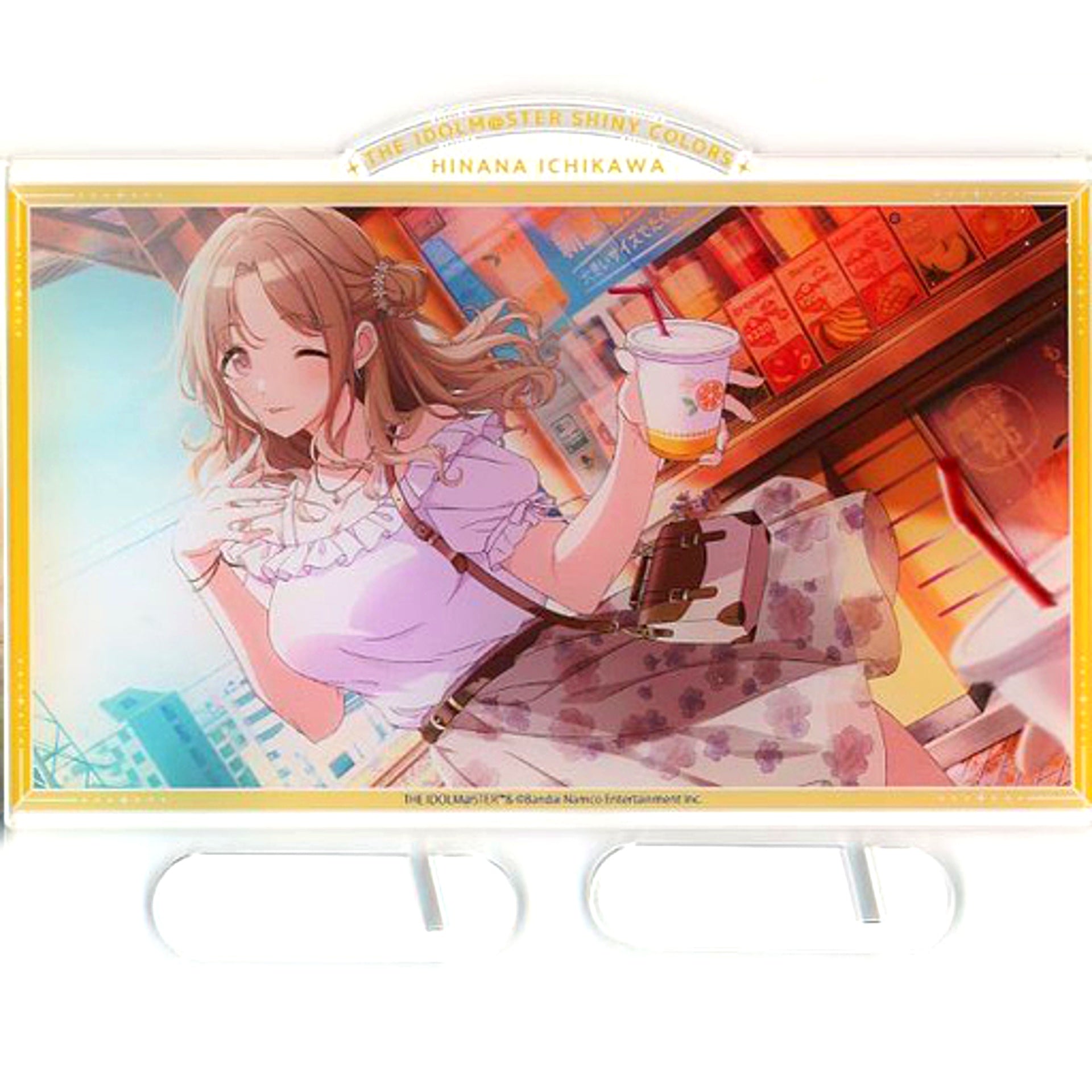 Hinana Ichikawa Acrylic Art Board The Idolmaster Shiny Colors x SMILE BASE CAFE SMILE FESTIVAL [USED]