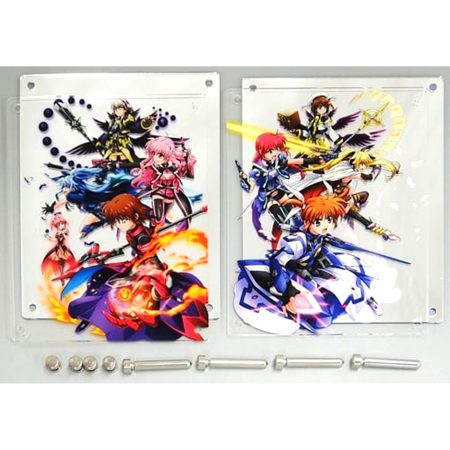 Battle of Reflection Mirror Acrylic Stand Magical Girl Lyrical Nanoha Reflection Lyrical Party VI Limited [USED]
