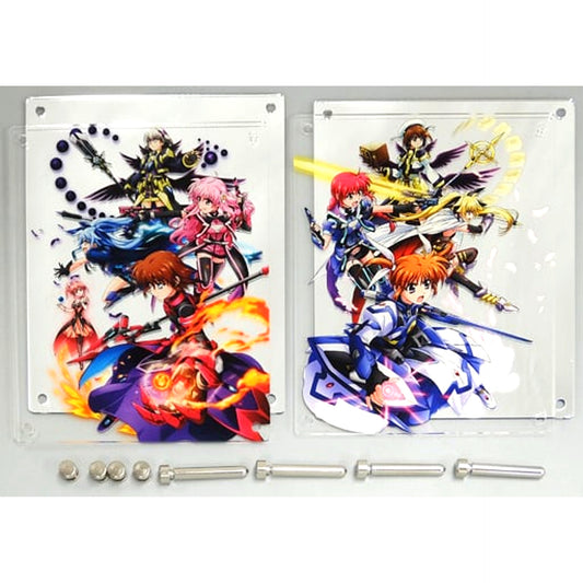 Battle of Reflection Mirror Acrylic Stand Magical Girl Lyrical Nanoha Reflection Lyrical Party VI Limited [USED]