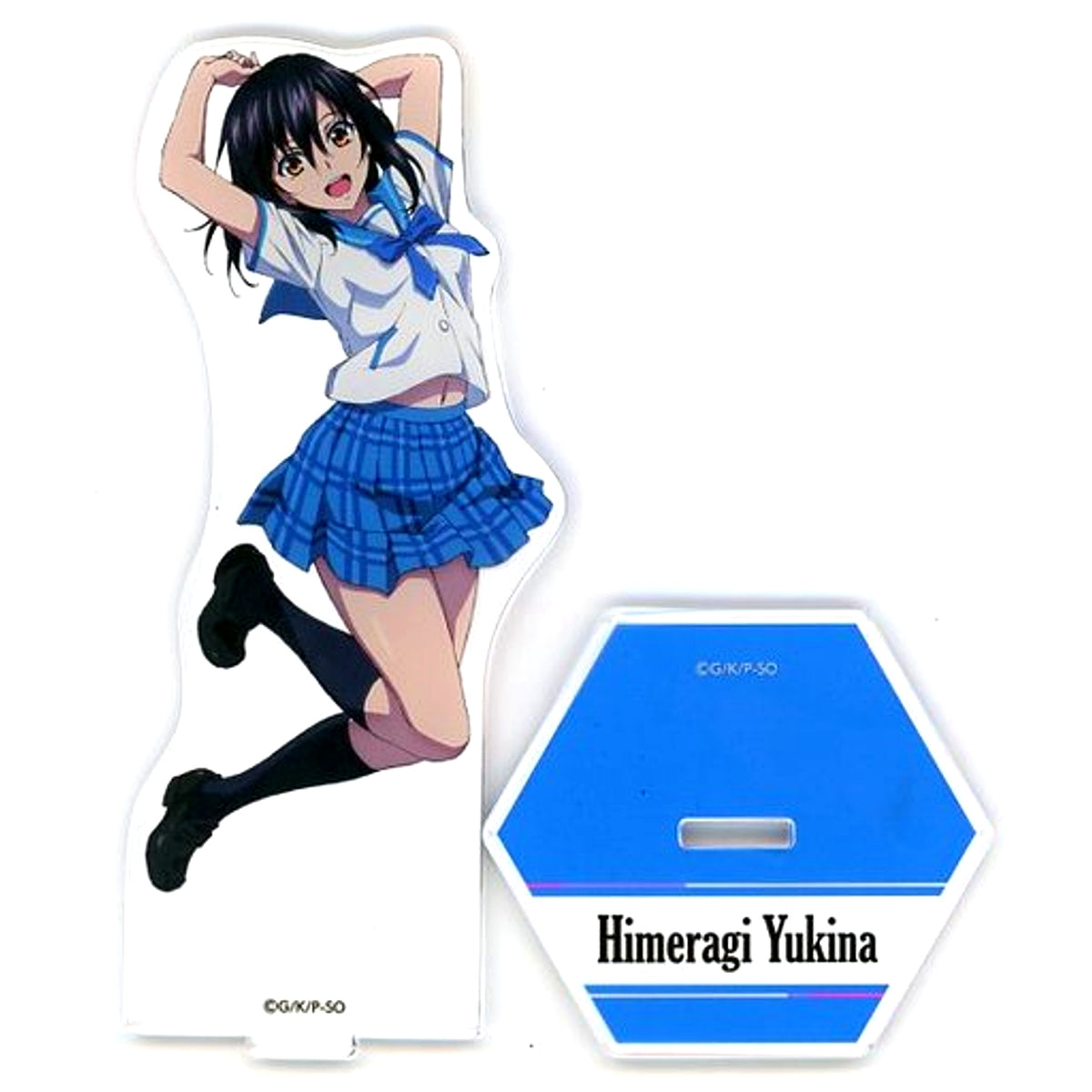 Yukina Himeragi Acrylic Stand Strike the Blood III Special Event We Will Not Give Up on Season 4 [USED]