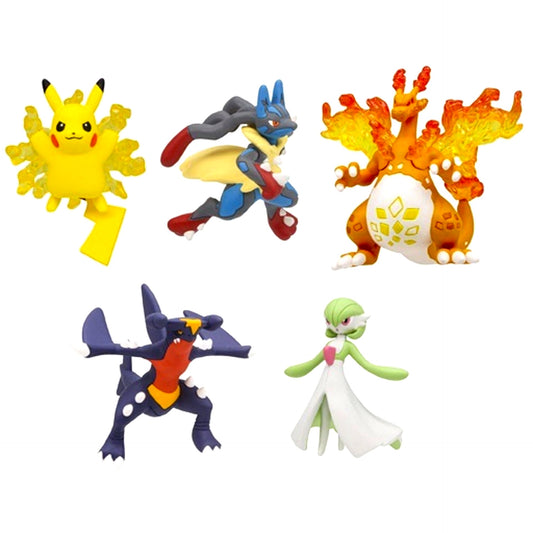 Set of 5 Pokemon Netsuke Mascot Legend Battle Side-B [USED]