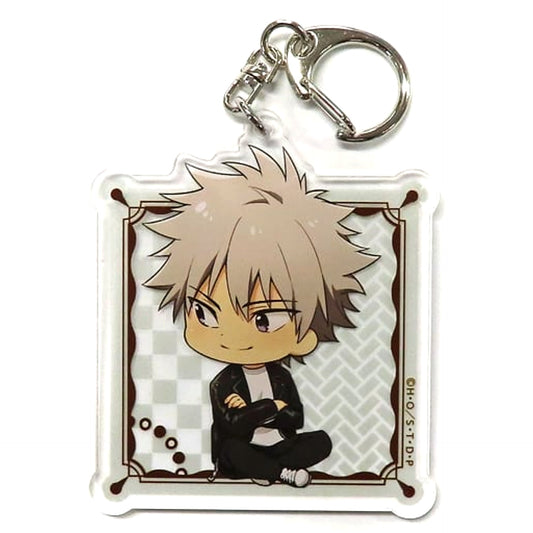 Kiyoharu Yashiro Chibi Chara Hikaru no Go Online Kuji Hokuto Cup Ver. Acrylic Keychain Kujibikido Limited Prize C-12 [USED]