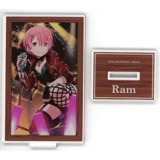 Re:ZERO -Starting Life in Another World- Lost in Memories Ram Scorching Idol Sega Lucky Kuji Online Part 2 Acrylic Stand Prize C-2 [USED]