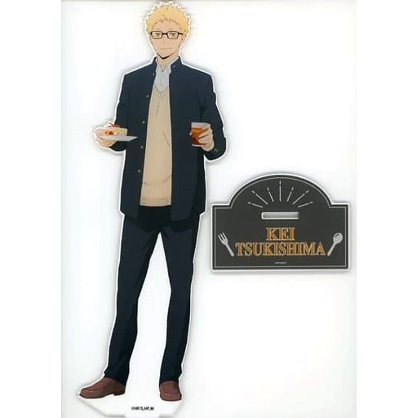Kei Tsukishima Haikyu!! Big Acrylic Stand Sweets Paradise Limited [USED]