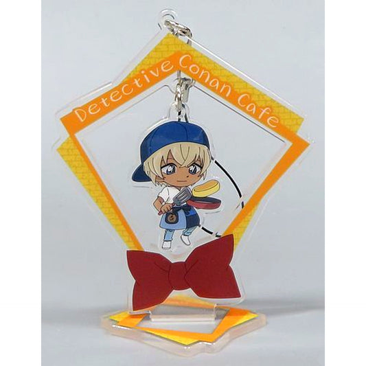 Toru Amuro Detective Conan Cafe in Shanghai Yura Yura Acrylic Stand Keychain [USED]
