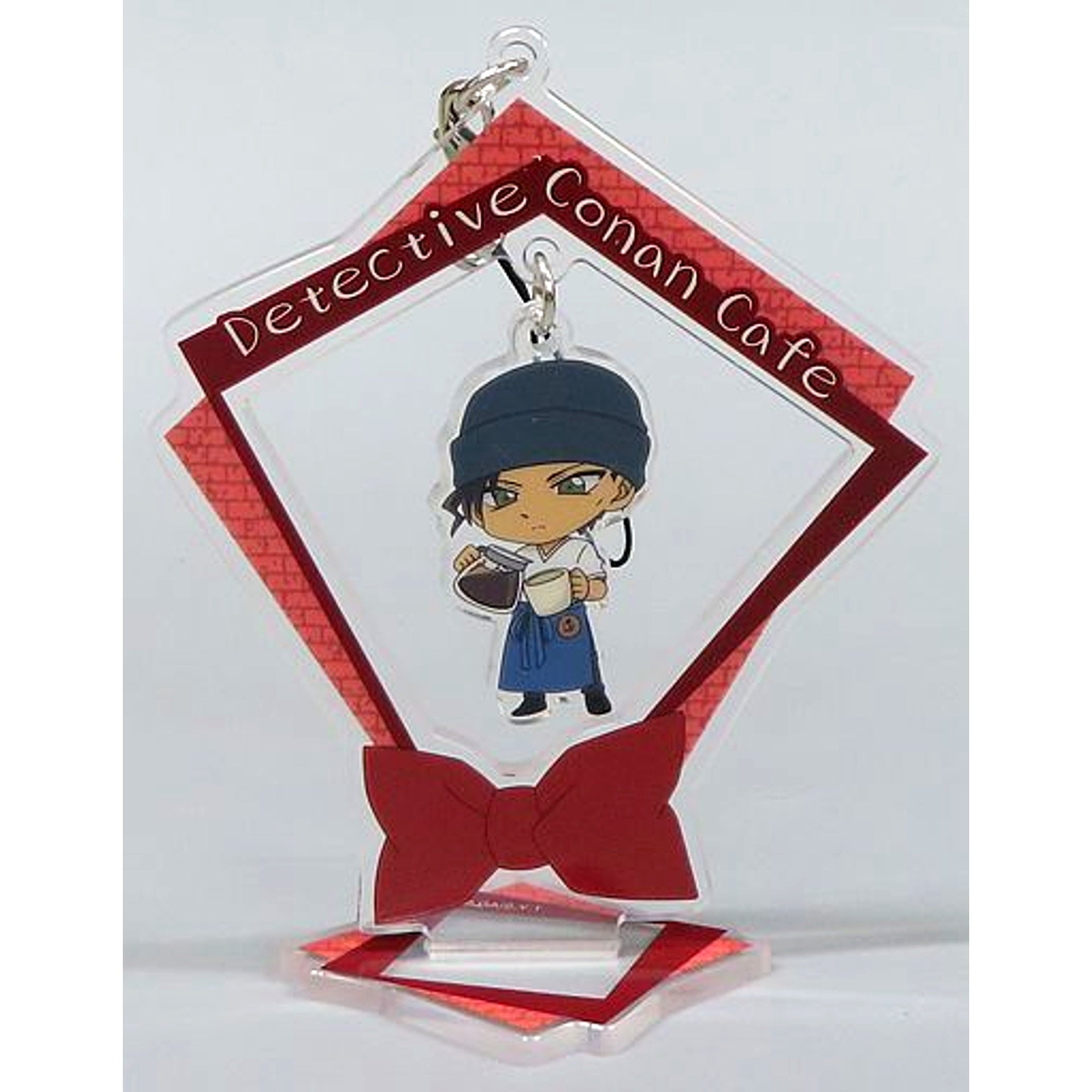 Shuichi Akai Detective Conan Cafe in Shanghai Yura Yura Acrylic Stand Keychain [USED]