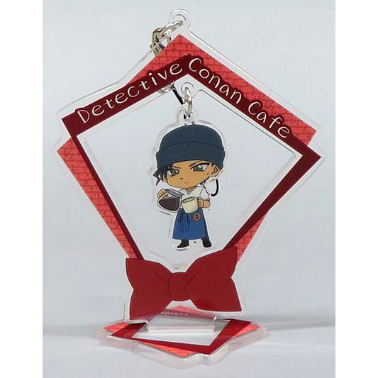 Shuichi Akai Detective Conan Cafe in Shanghai Yura Yura Acrylic Stand Keychain [USED]
