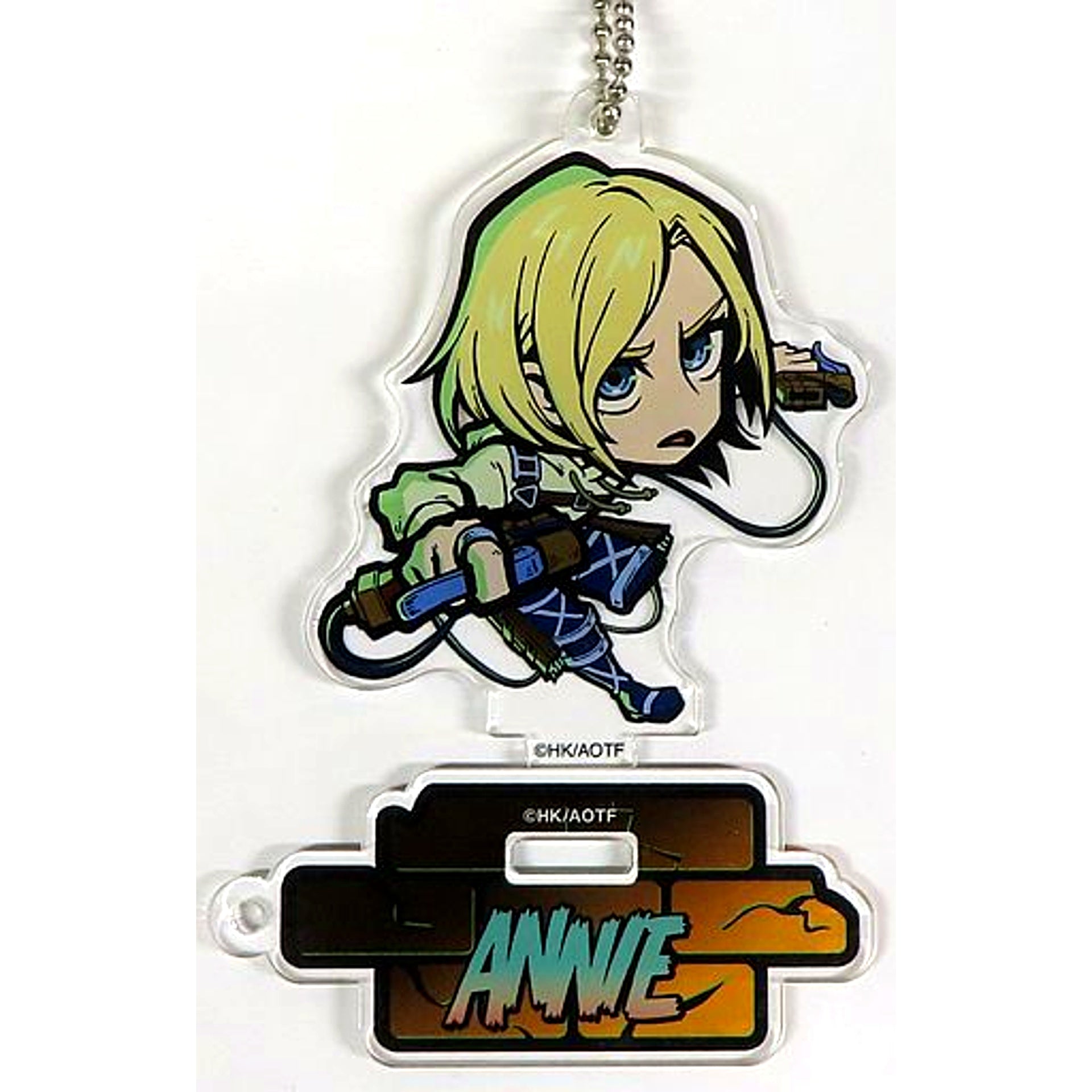 Annie Leonhart Humanity A Attack on Titan in E-DINER TITAN CAFE Trading Acrylic Stand Charm [USED]