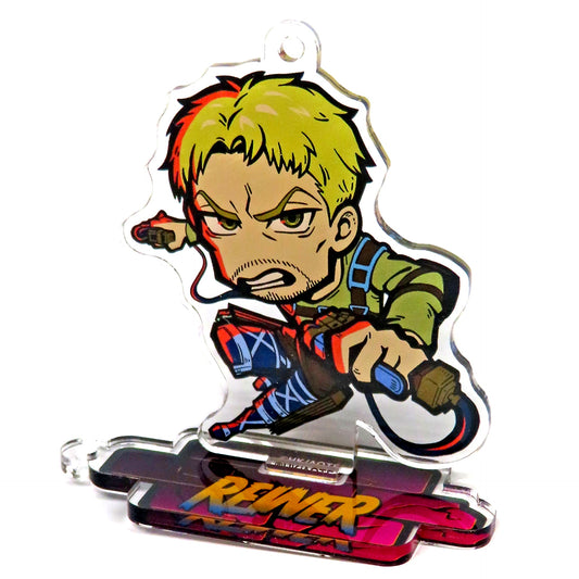 Reiner Braun Humanity A Attack on Titan in E-DINER TITAN CAFE Trading Acrylic Stand Charm [USED]