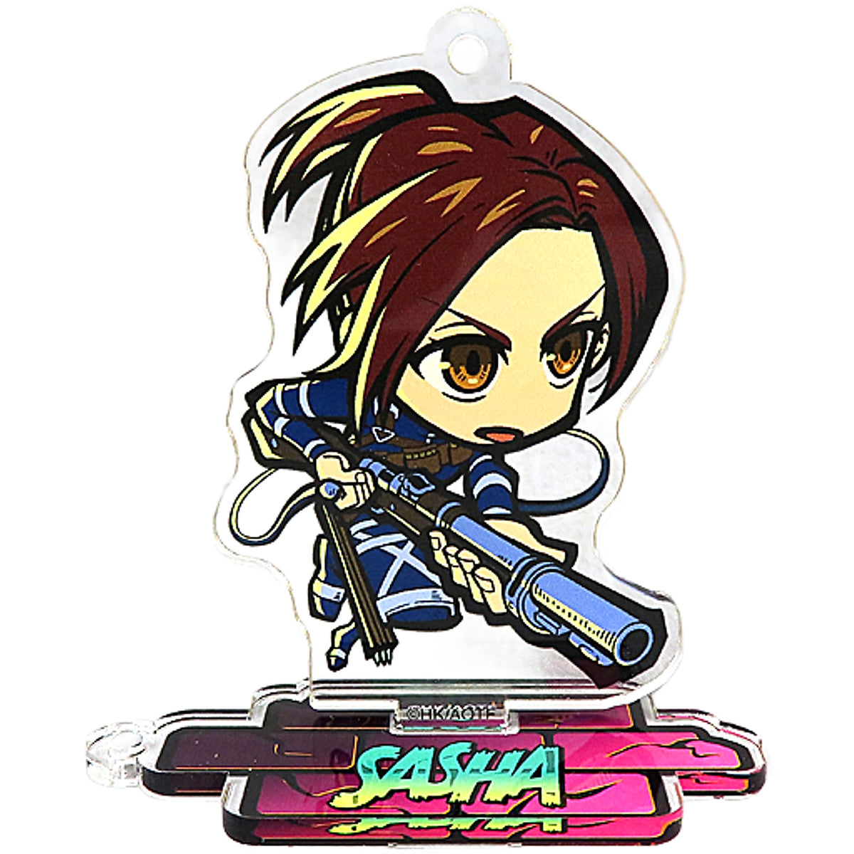 Sasha Blouse Attack on Titan Acrylic Stand Charm Trading Acrylic Stand Charms Human Race B E-Diner Titan Cafe Limited Charm [USED]