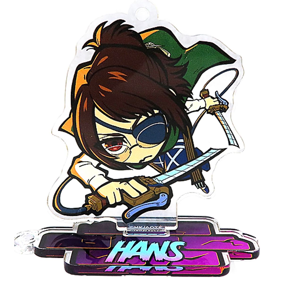 Hange Zoe Attack on Titan Trading Acrylic Stand Charms Human Race B E-Diner Titan Cafe Limited Charm [USED]