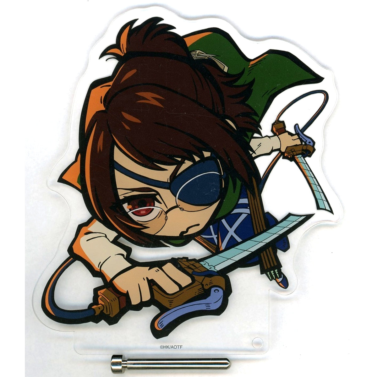 Hange Zoe Attack on Titan in E-DINER TITAN CAFE Big Acrylic Stand [USED]