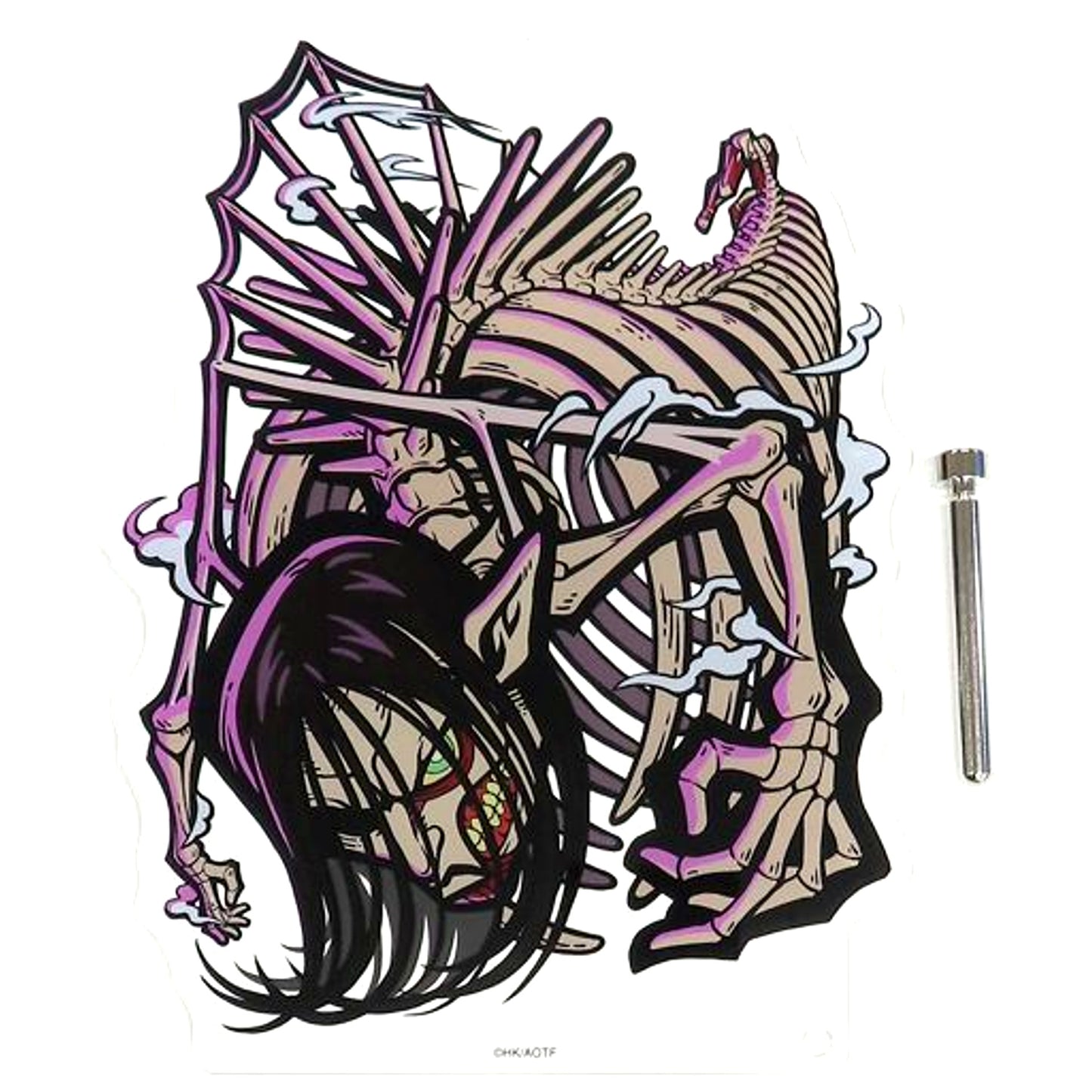 Founding Titan Attack on Titan in E-DINER TITAN CAFE BIG Acrylic Stand [USED]