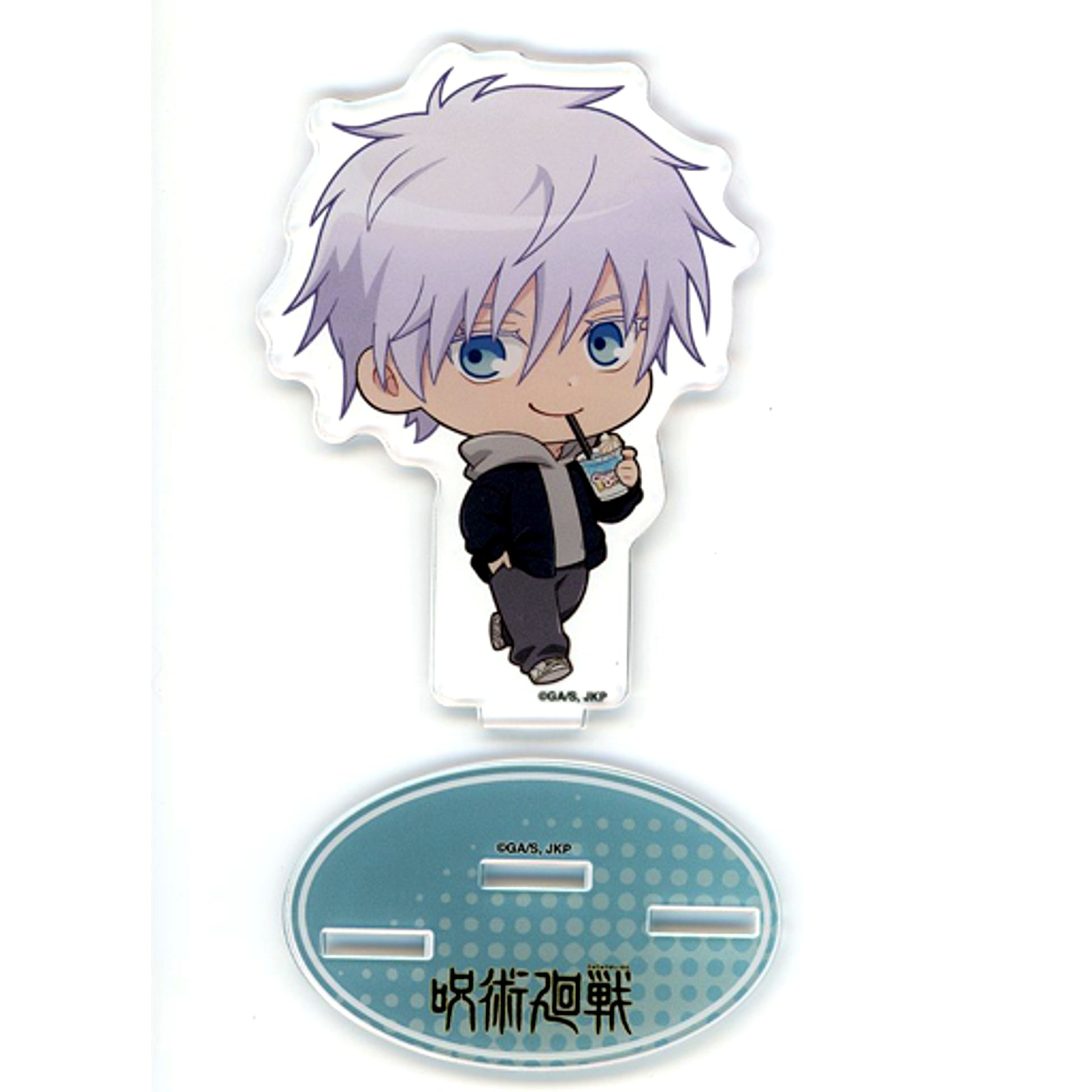Satoru Gojo Jujutsu Kaisen x CharaDri!! Chibi Character Acrylic Stand A [USED]