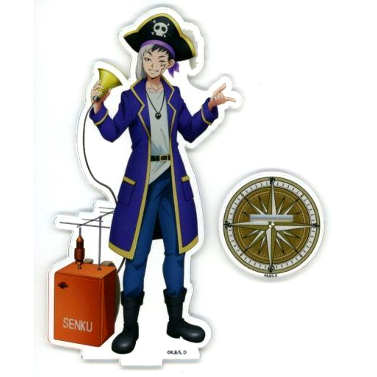 Gen Asagiri B-2 Prize Dr. STONE Kuji Mate Big Acrylic Stand [USED]