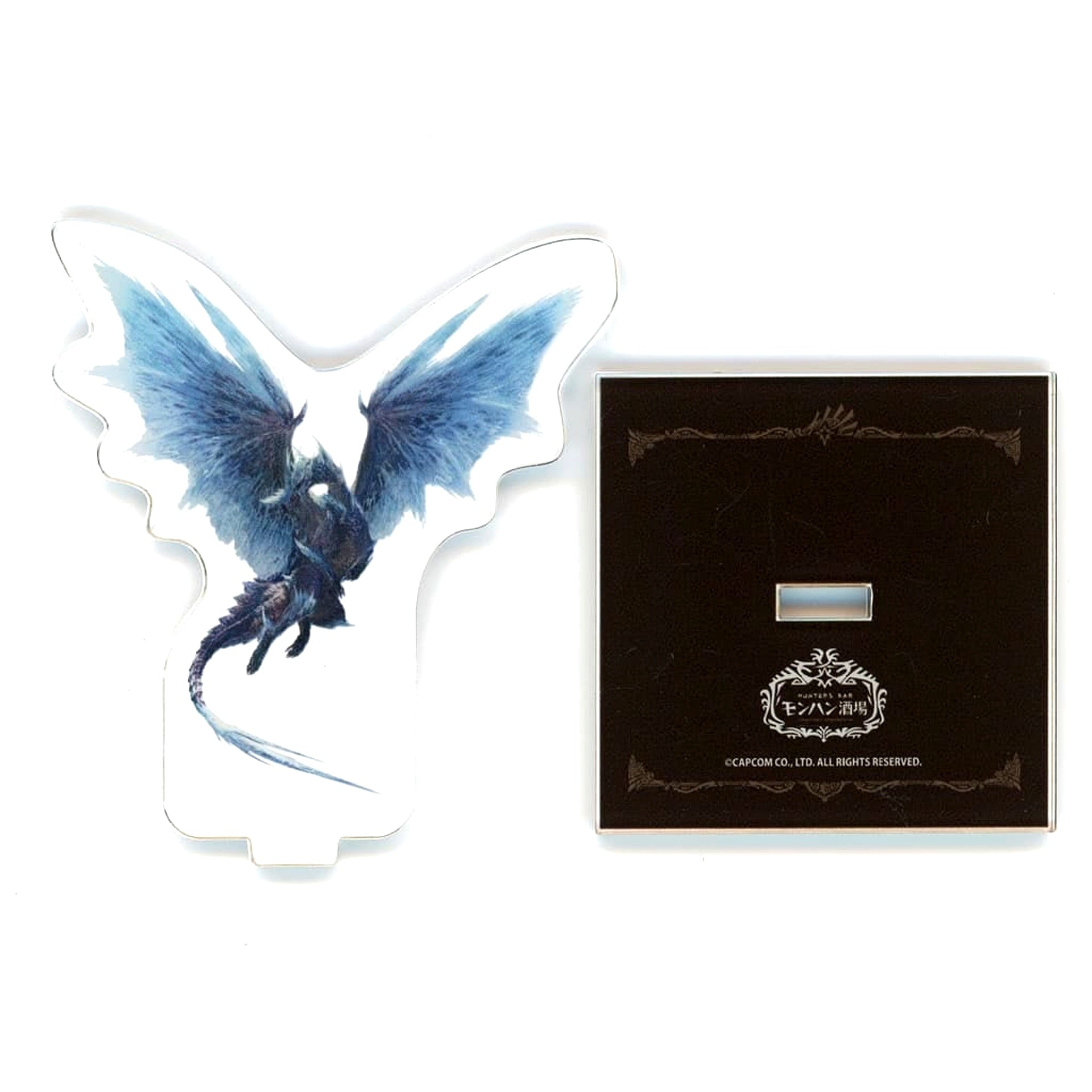 Velkhana Monster Hunter HUNTERS BAR Monhan Sakaba Hunt Closing Fair Acrylic Stand Stamp Exchange Prize [USED]