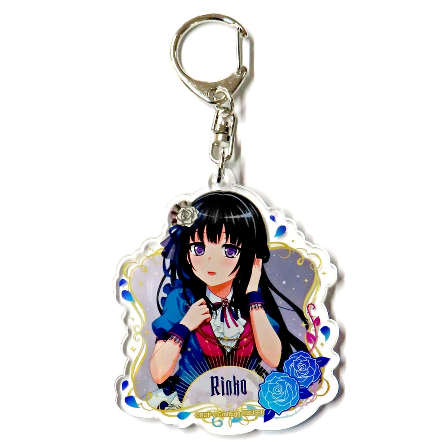 Rinko Shirokane BanG Dream! 10th LIVE DAY1: Roselia Sonnenschein Acrylic Keychain [USED]