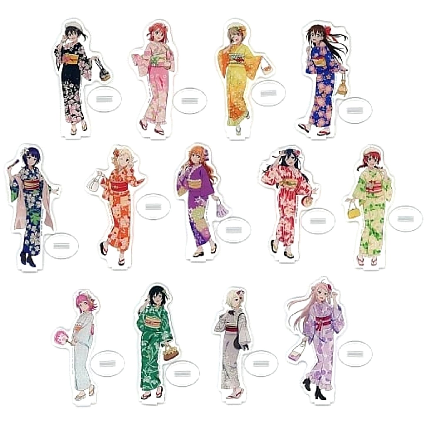 Love Live! Nijigasaki High School Idol Club Yu Takasaki & Others All 13 Types Set Ichiban Kuji Autumn Retro Modern Acrylic Stand Prize O [USED]