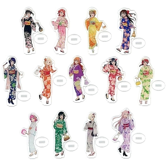 Love Live! Nijigasaki High School Idol Club Yu Takasaki & Others All 13 Types Set Ichiban Kuji Autumn Retro Modern Acrylic Stand Prize O [USED]