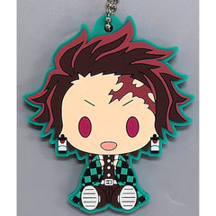 Demon Slayer: Kimetsu no Yaiba Tanjiro Kamado Ichiban Kuji The Highest Ranking Swordsman, Hashira. Rubber Mascot Chokonokko Prize G Keychains [USED]