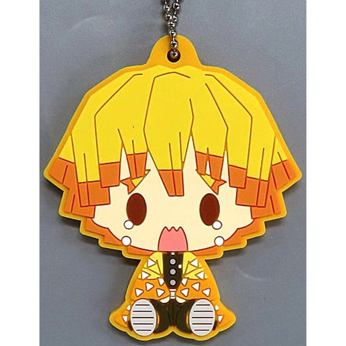 Demon Slayer: Kimetsu no Yaiba Zenitsu Agatsuma Ichiban Kuji The Highest Ranking Swordsman, Hashira. Rubber Mascot Chokonokko Prize G [USED]