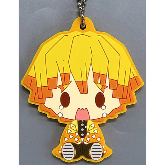 Demon Slayer: Kimetsu no Yaiba Zenitsu Agatsuma Ichiban Kuji The Highest Ranking Swordsman, Hashira. Rubber Mascot Chokonokko Prize G [USED]