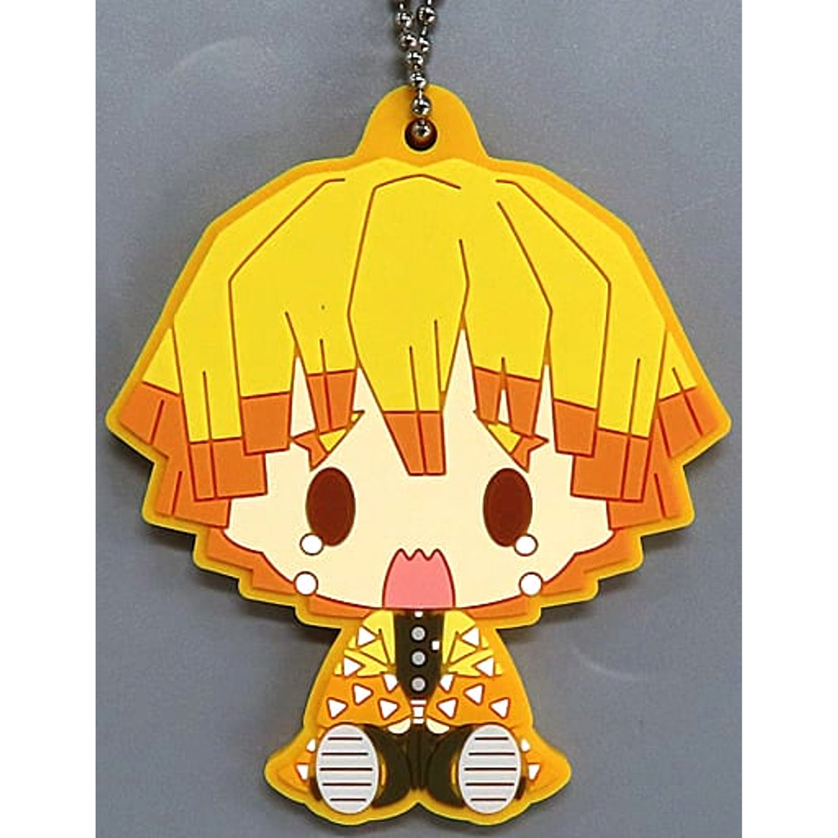 Demon Slayer: Kimetsu no Yaiba Zenitsu Agatsuma Ichiban Kuji The Highest Ranking Swordsman, Hashira. Rubber Mascot Chokonokko Prize G [USED]